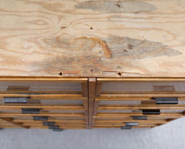 LÅDFACK, 1900-talets andra hälft.