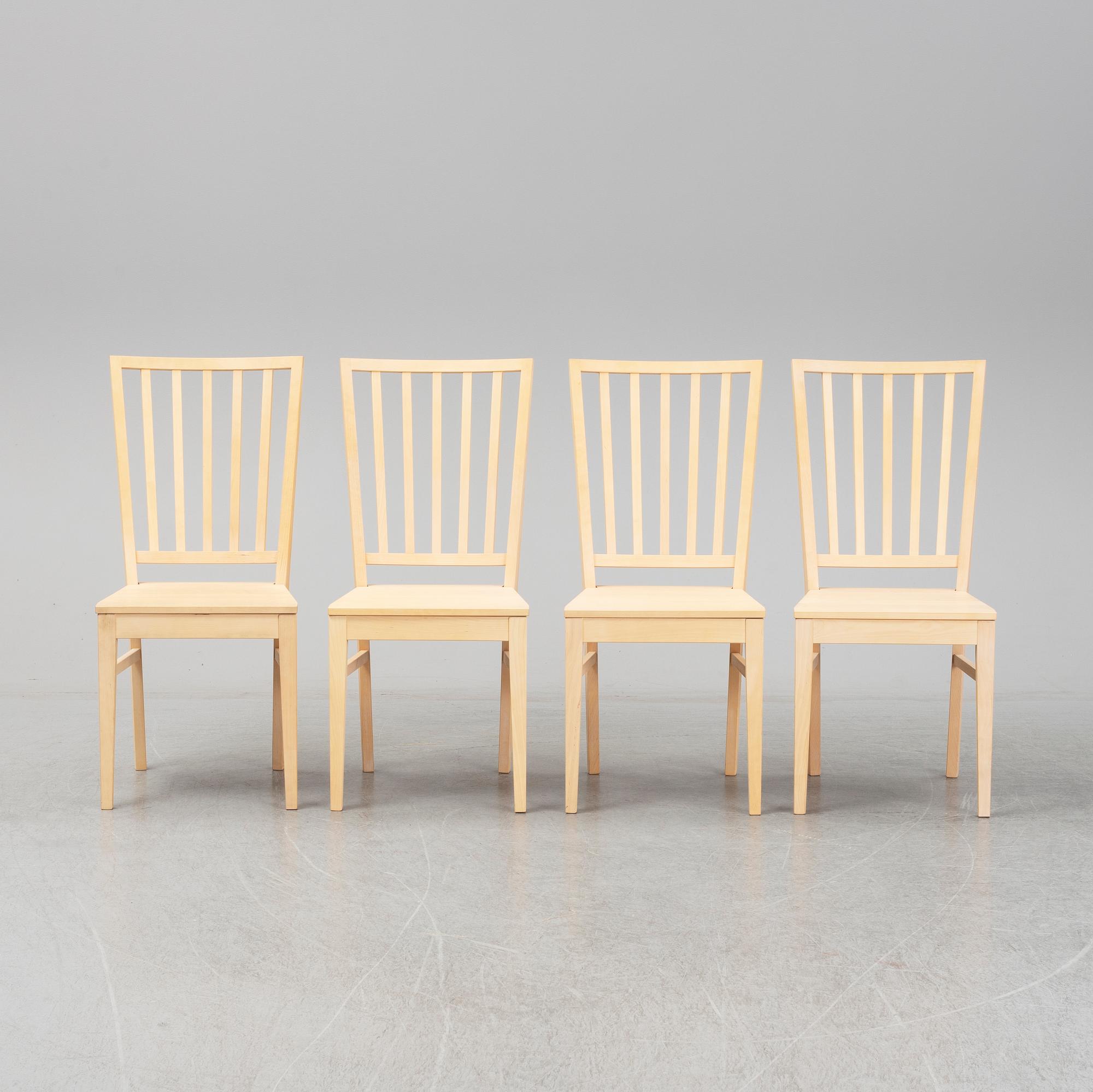 Four G.A.D chairs "Fröjel".