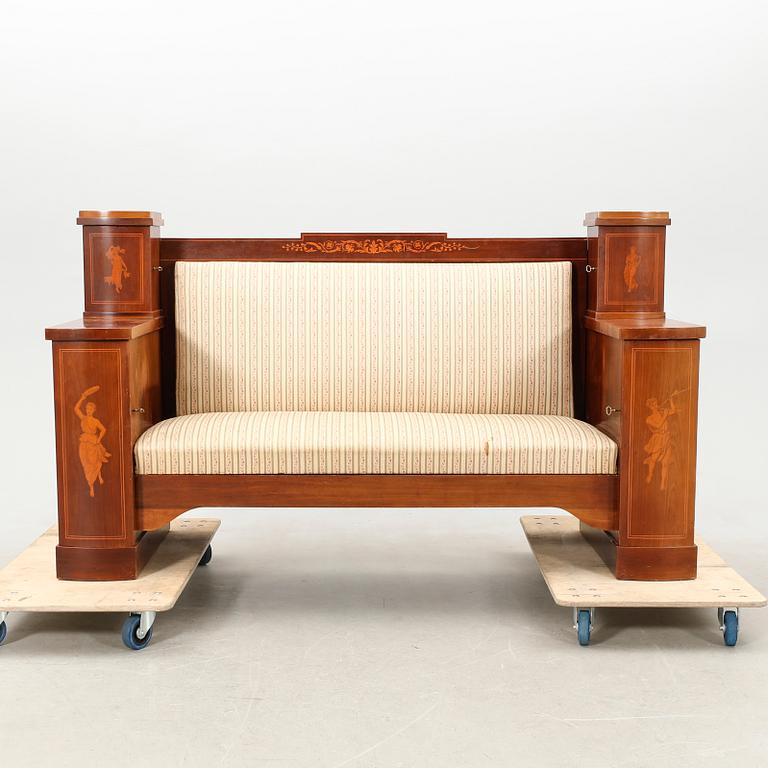 Sofa, Empire style, first half of the 20th century.