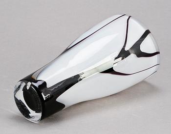 VAS, glas, "Träd i dimma", Vicke Lindstrand, Kosta, tidigt 1950-tal.