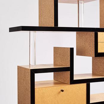 Ettore Sottsass, a "Max" bookcase, Memphis, Italy, post 1987.