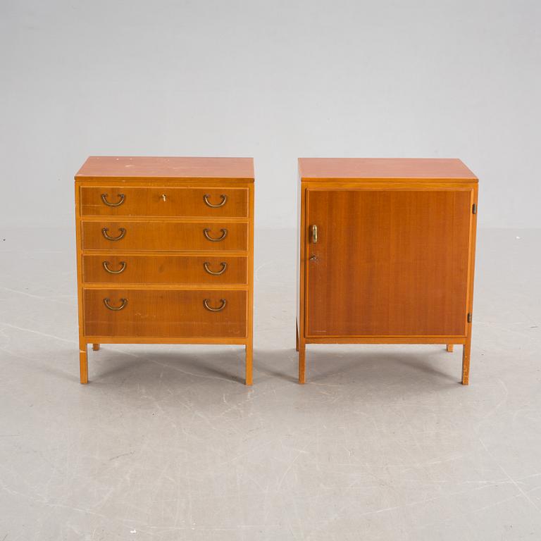 BYRÅ och SKÅP, 2 delar, "Futura"-serien, David Rosén, Nordiska Kompaniet, 1900-talets mitt.