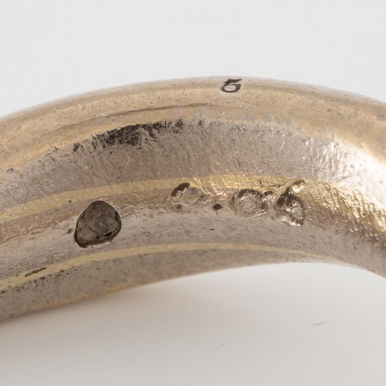 Charlotte Lynggaard, Ole Lynggaard, "Love ring", 18K white gold with brilliant-cut diamonds.