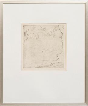 Hans Wigert, etching singed and numbered 2/15.