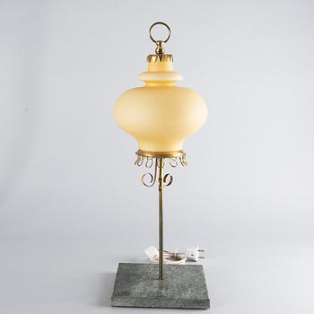 TABLE LAMP, 20th century.