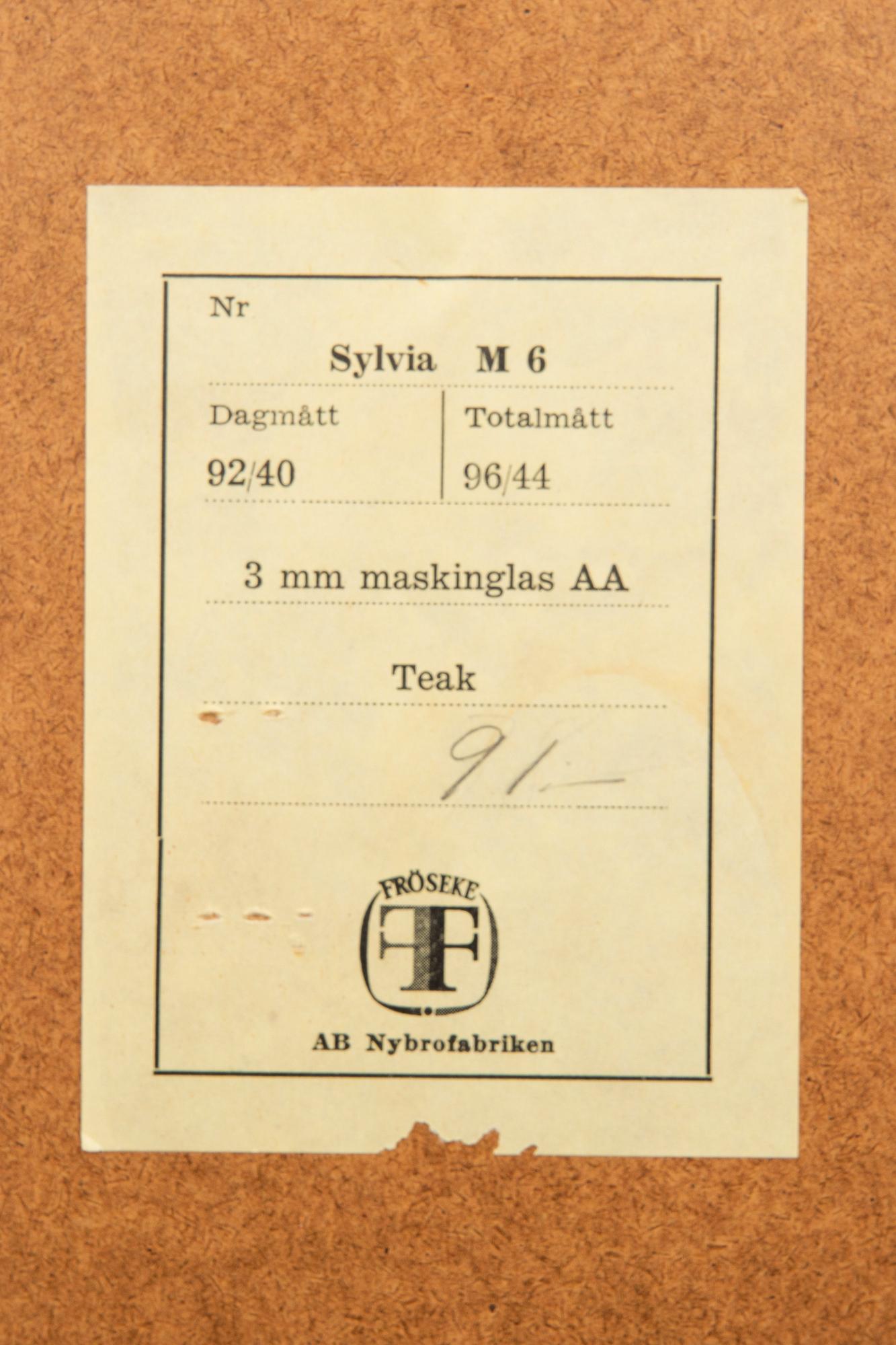 Spegel, modell "Sylvia", Fröseke AB Nybrofabriken.