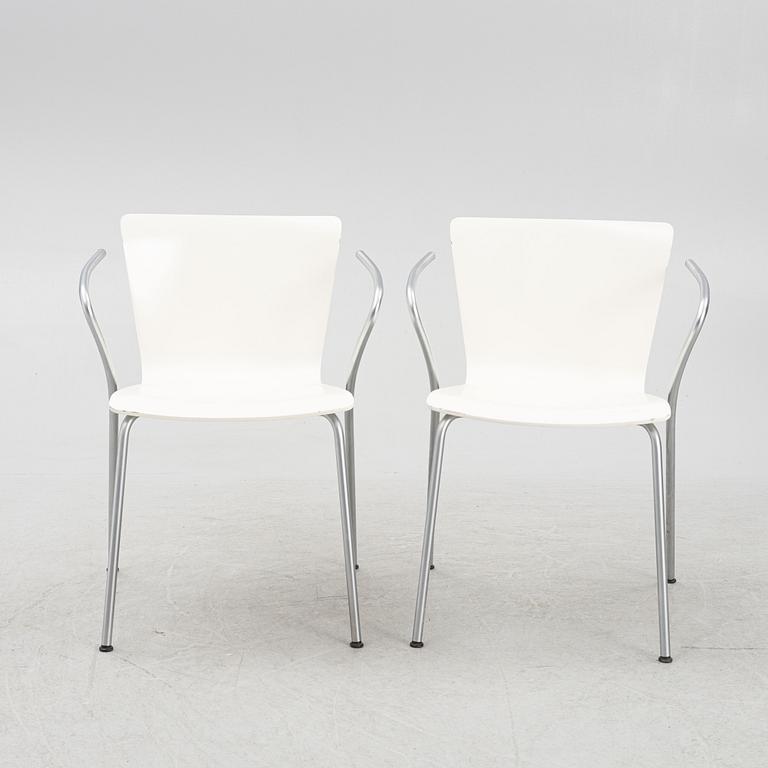 Vico Magistretti, stolar, 7 st, "Vico Duo", Fritz Hansen, Danmark 2000.