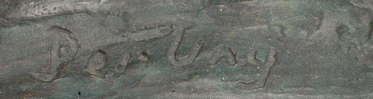 PER UNG (NORGE), brons, sign.