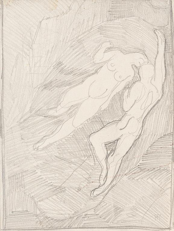 Axel Törneman, Figurative compositions, 2 pcs.