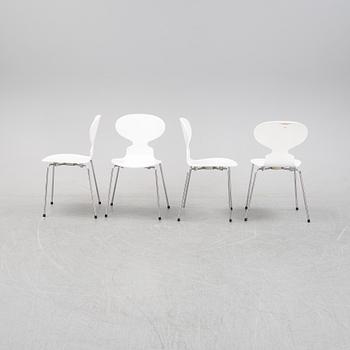 Arne Jacobsen, stolar, 4 st, "Myran", Fritz Hansen, 2000-2003.