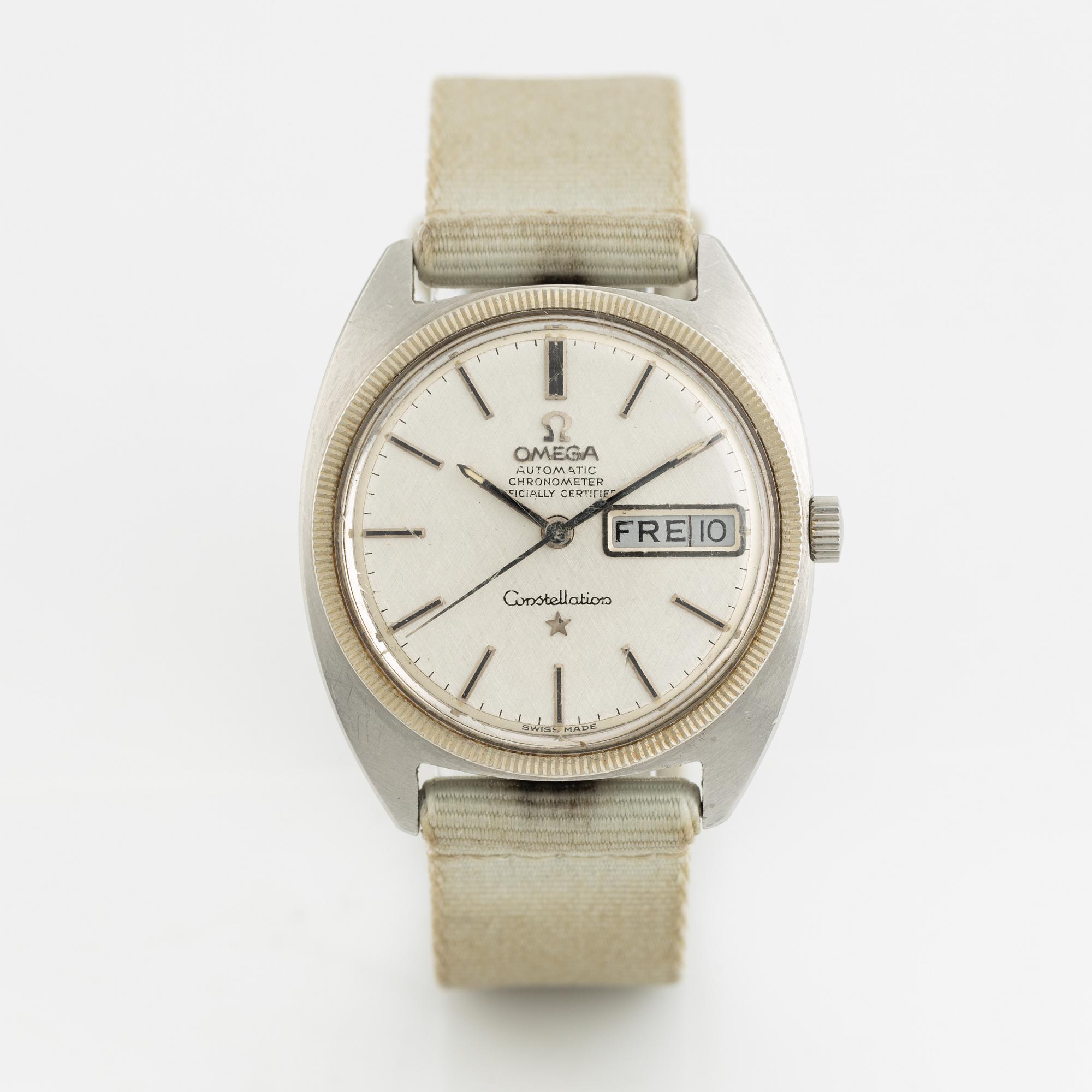 Omega, Constellation, "C", wristwatch, 35 mm.