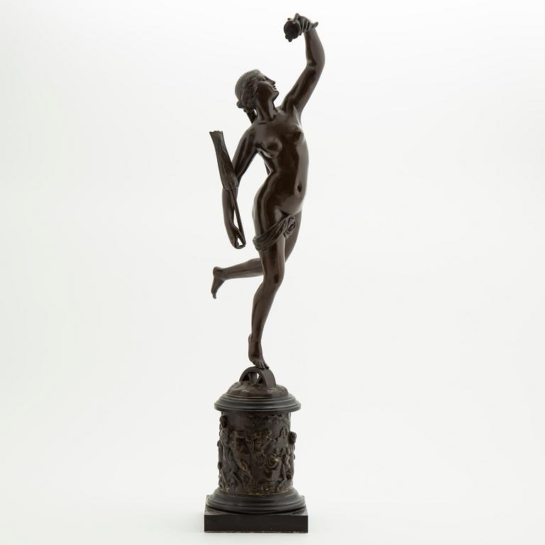 Sculpture, bronze, around 1900.