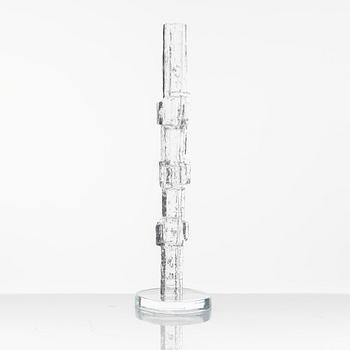 Edvin Öhrström, "Vertikal accent i kristall", skulptur, glas, Lindshammars glasbruk, 1988.,