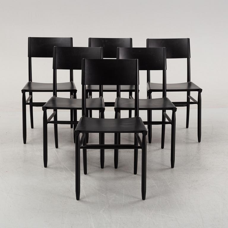David Ericsson, a set of six 'Madonna' chairs from Gärsnäs, 2018.