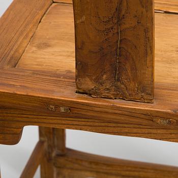 Two hardwood chairs. China. Qing dynasty. 19th century.