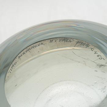 Timo Sarpaneva, skulptur, "Claritas", signerad Timo Sarpaneva Iittala 1984 C455.