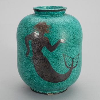 WILHELM KÅGE, vas, stengods, "Argenta" Gustavsberg.