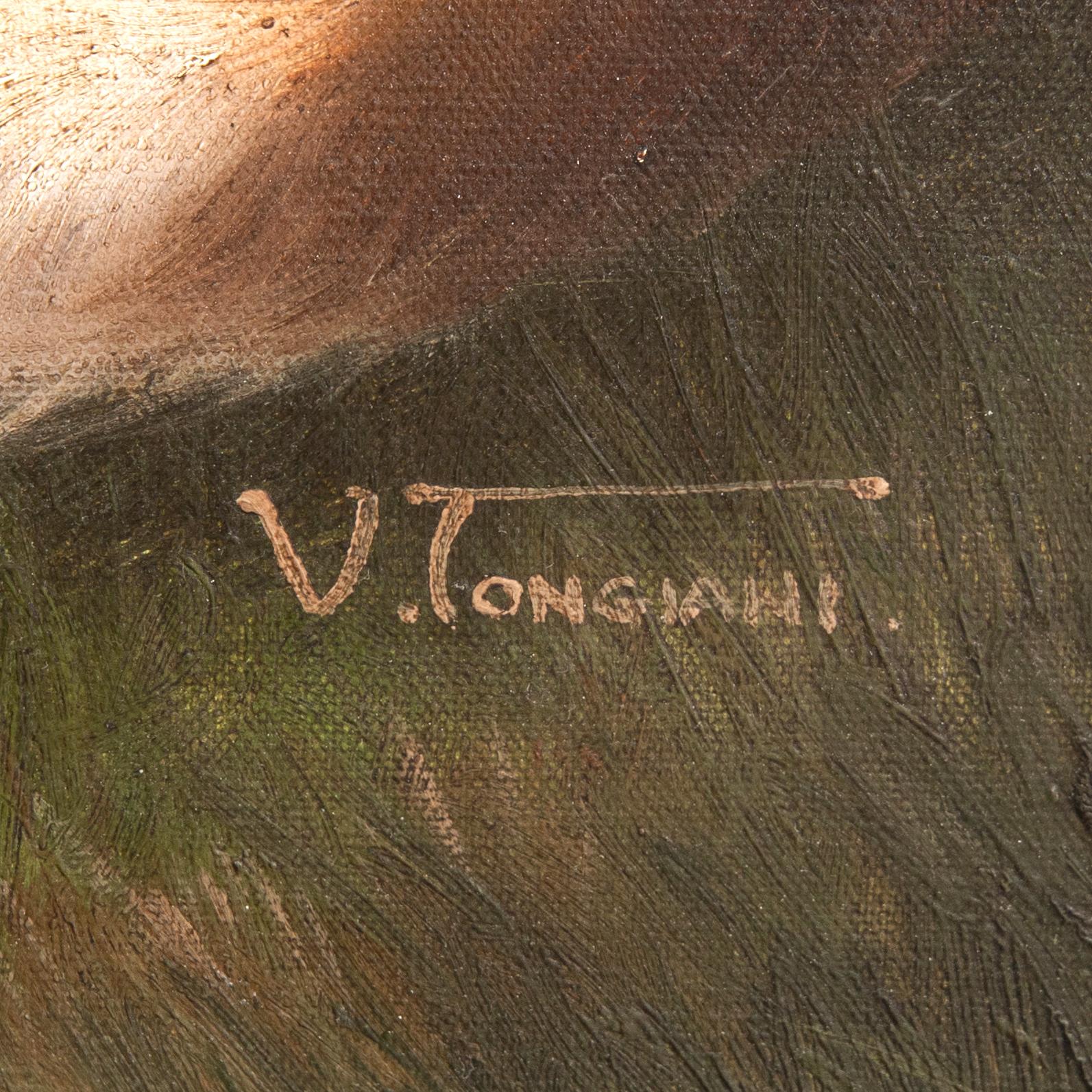 Unknown artist 20th century, Resting dog.