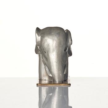 Björn Trägårdh, a pewter sculpture of an elephant model "1734", Firma Svenskt Tenn, Stockholm 1930s-40s.