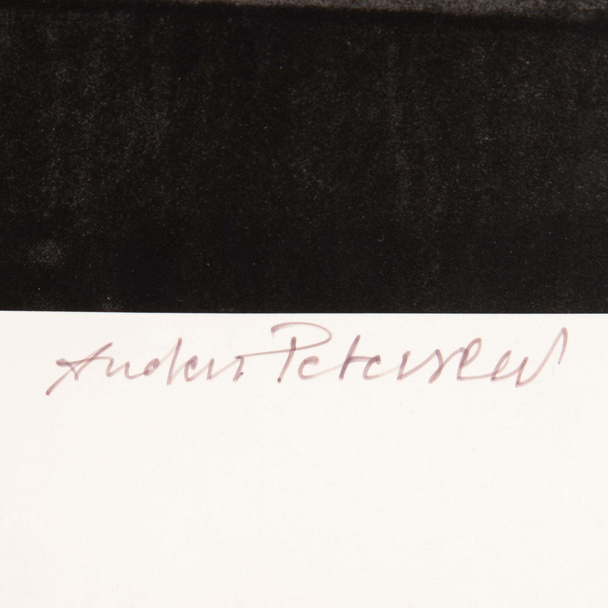 Anders Petersen, fotografi signerad.