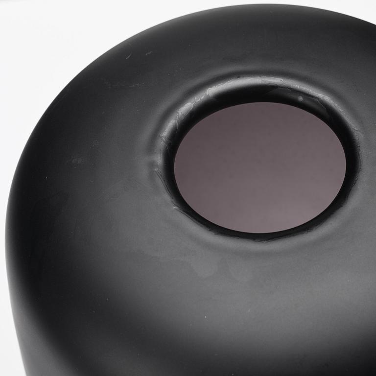 Anne Nilsson, a glass vase with cover, Kosta Boda, Sweden, limited ed 2/30.