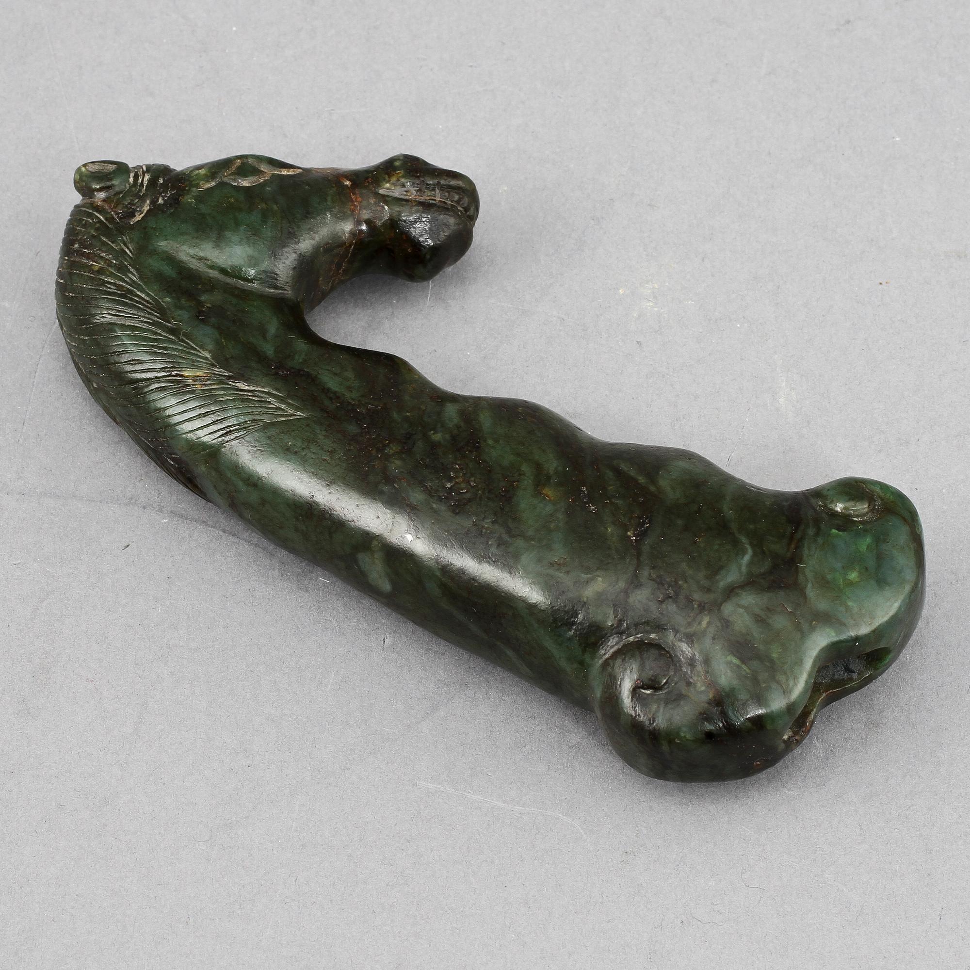 KNIVSKAFT, sten, orientaliskt, 1900-tal.