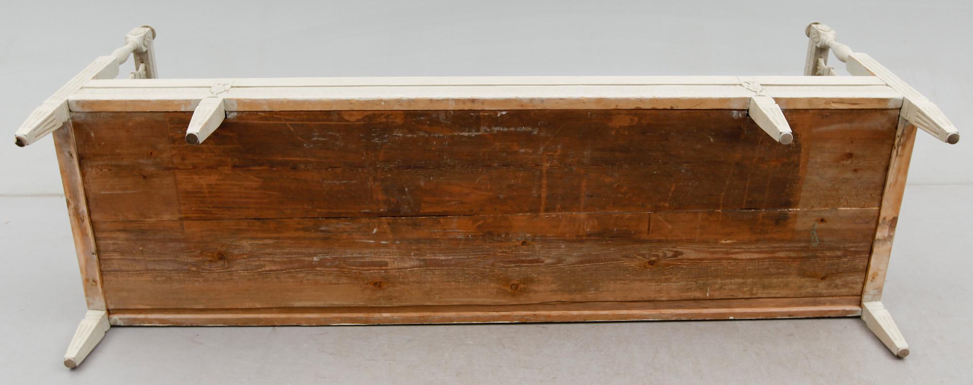 SOFFA, gustaviansk stil, 1800-tal.