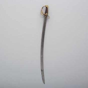 An early 19th century cavalry saber.