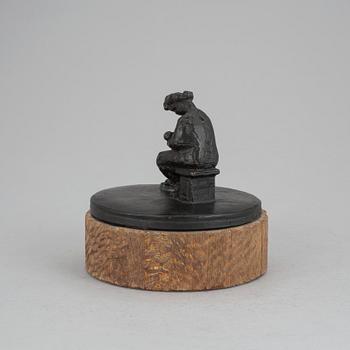 LISS ERIKSSON, skulptur. Signerad och numrerad 1/10. Gjutarstämplar Herman Bergman Fud.