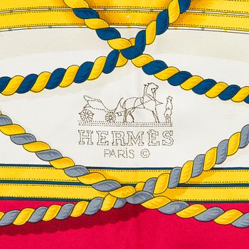 Hermès, a 'Grande Tenue' silk scarf.
