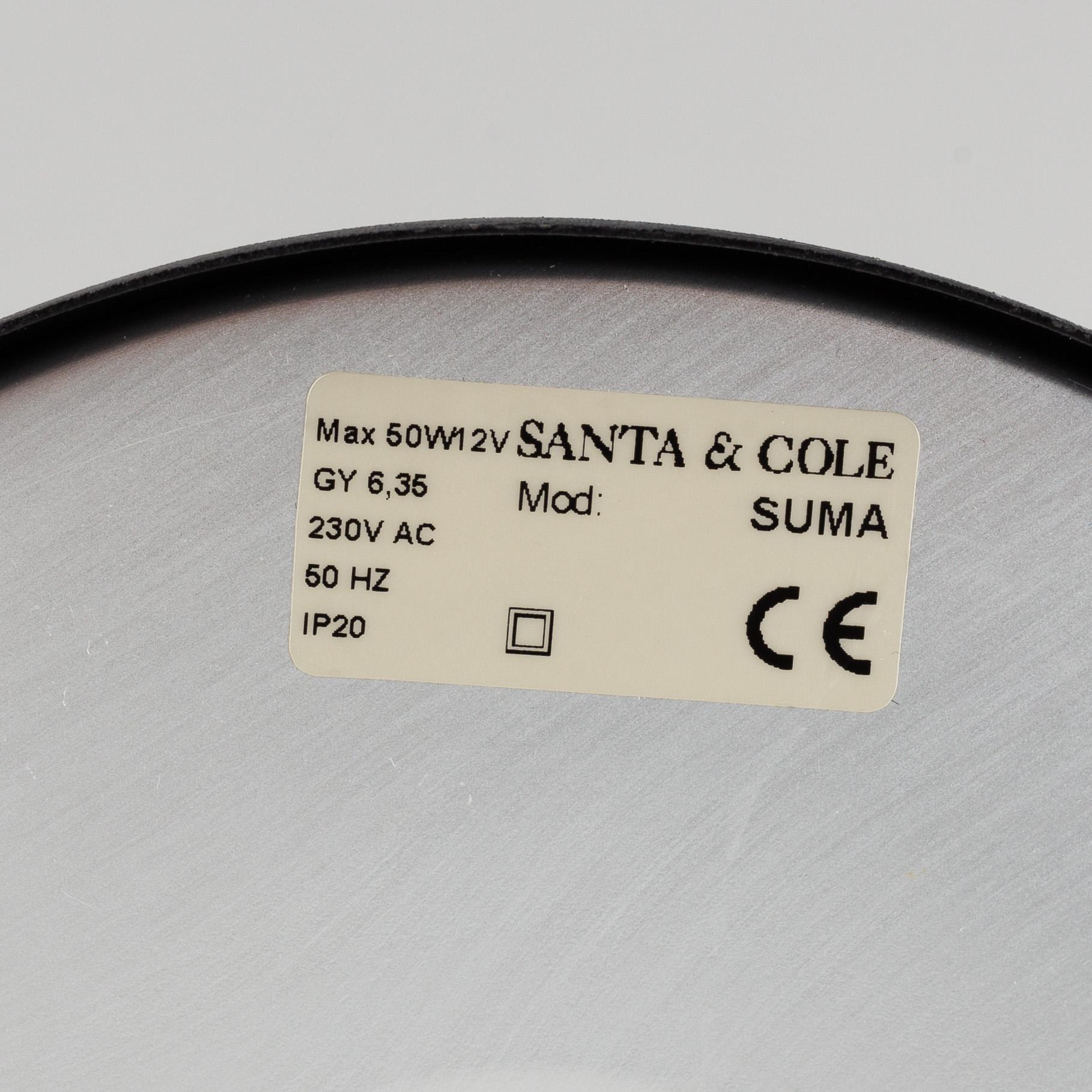 A pair of 'Suma' table lamps by Santa & Cole.