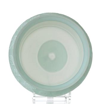 Alf Wallander, an Art Nouveau cameo glass bowl, Reijmyre, Sweden 1910.