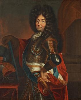 879. Hyacinthe Rigaud Hans efterföljd, Ludvig XIV av Frankrike (1638-1715).