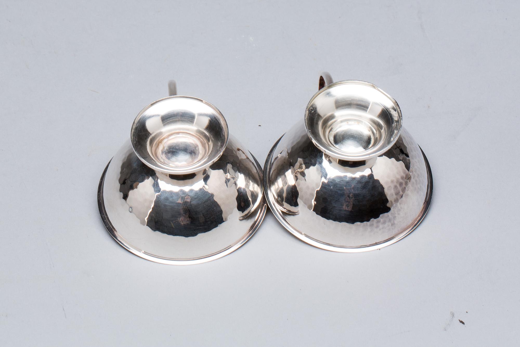 PUNCHBÄGARE, 13 st, silver.