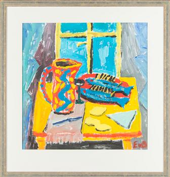 Eero von Boehm, Still Life with fish.