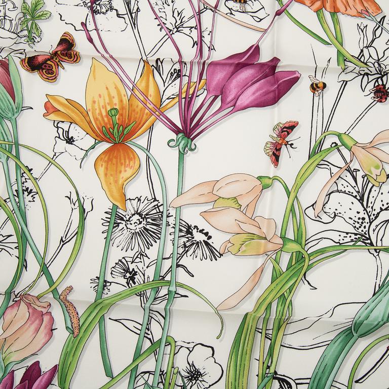 Gucci, a twill silk scarf.