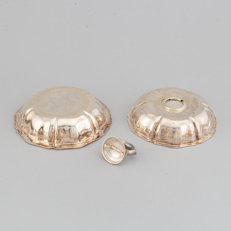 Dubbelkarott, 830 silver, svenska importstämplar, 1900-tal.