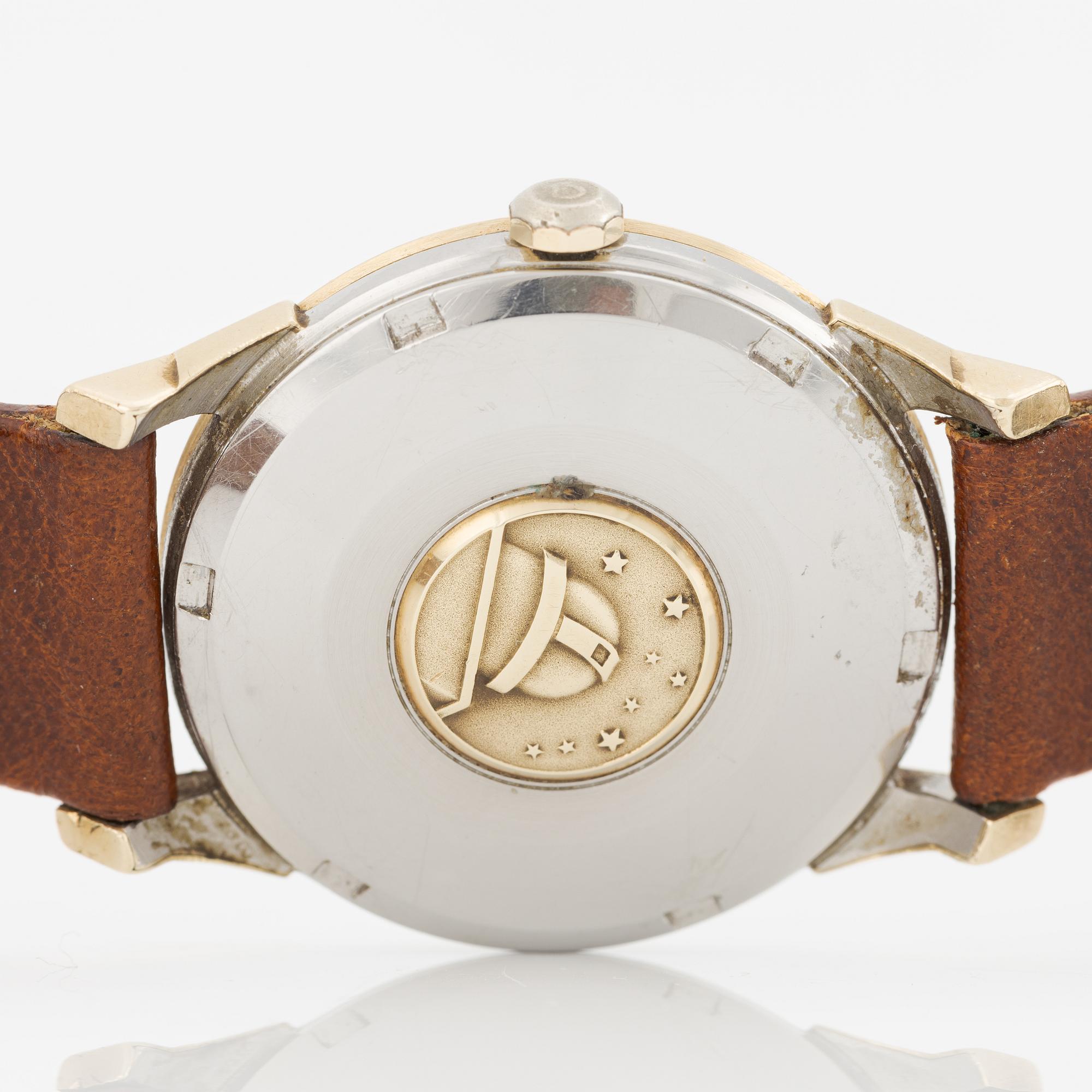 Omega, Constellation, Chronometer, "Pie-Pan", armbandsur, 34 mm.