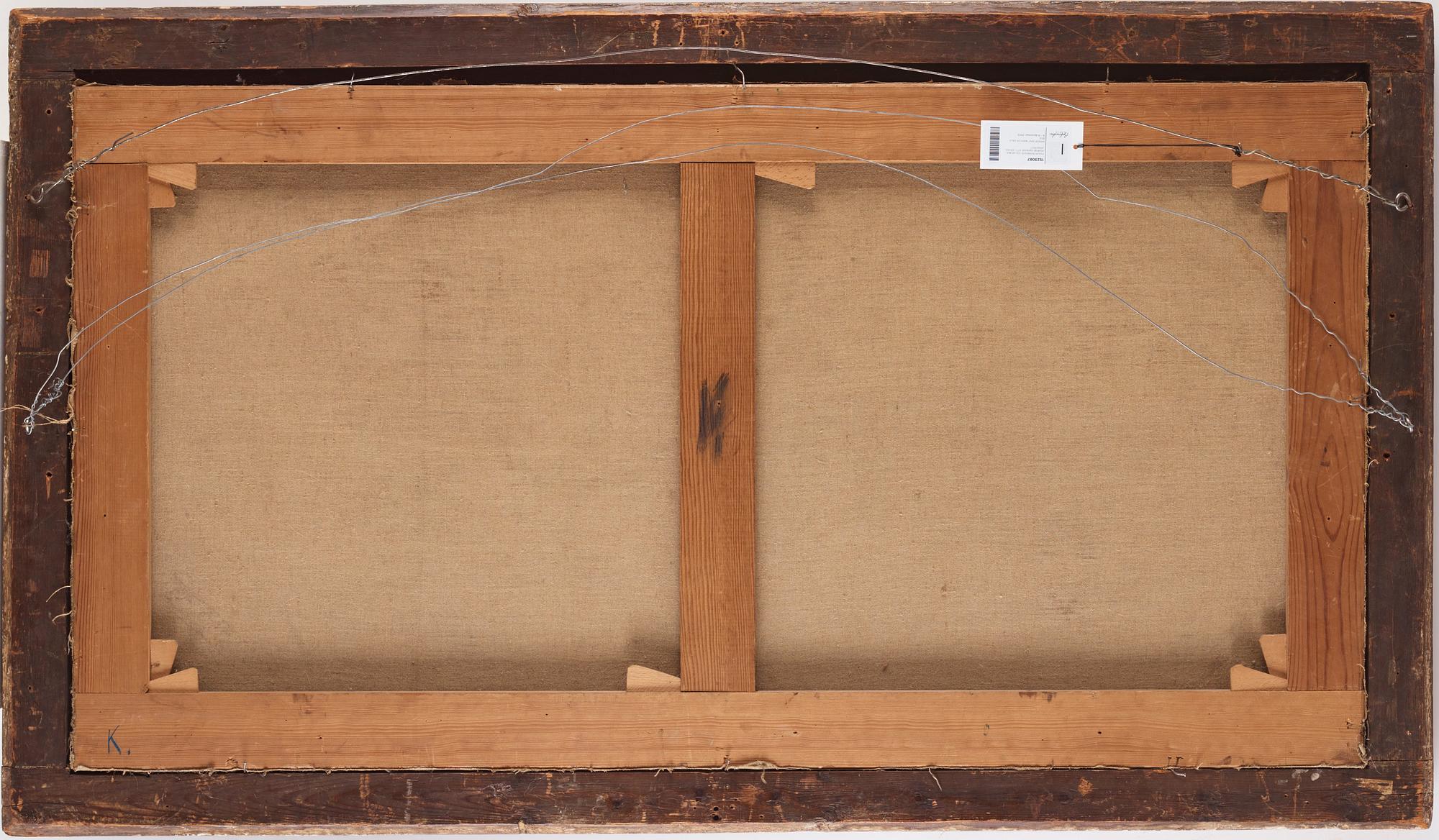 Gaspar van Wittel  (Vanvitelli) Hans krets, Utgrävningar vid Colosseum och Konstantinbågen, Rom.