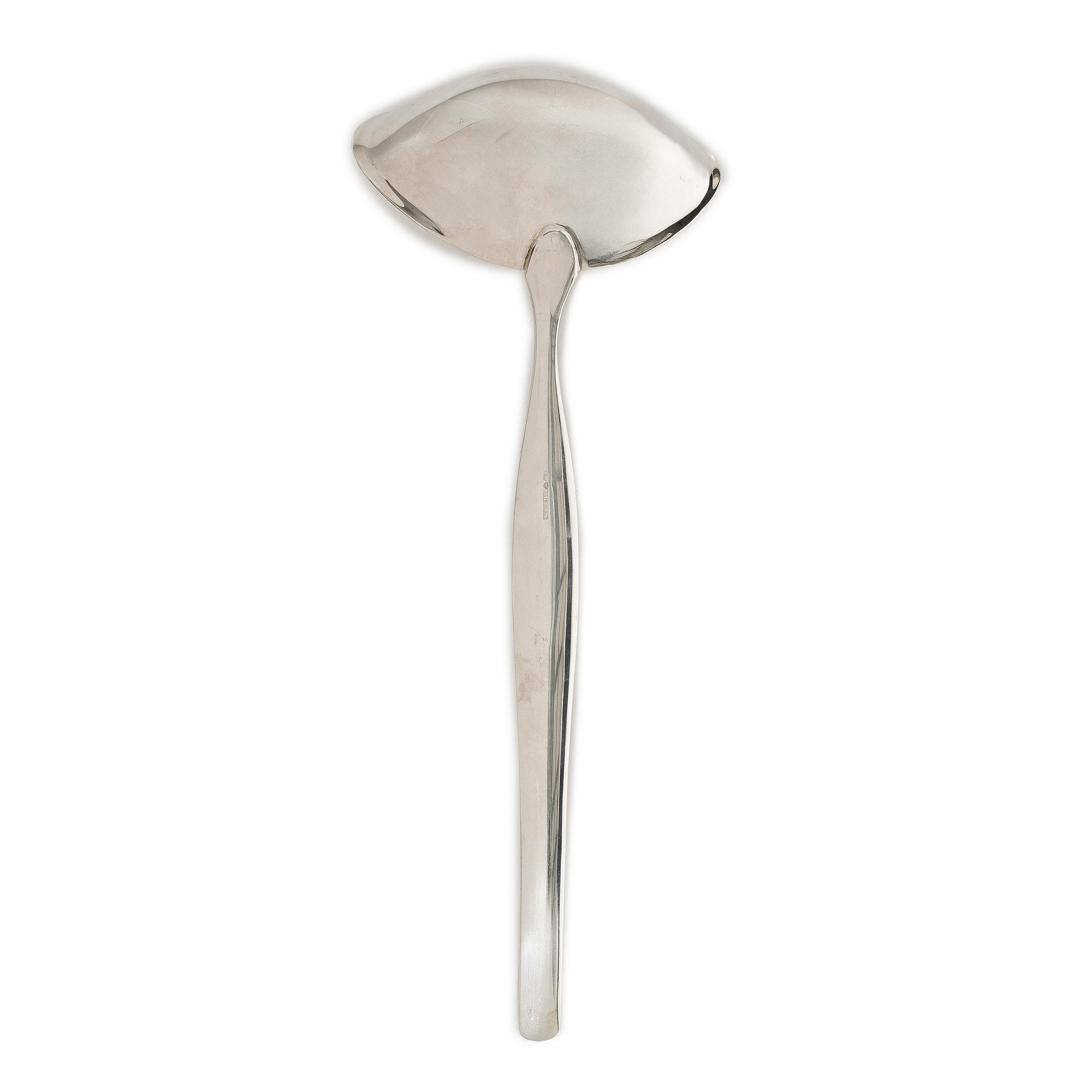 Tapio Wirkkala, slev, "Caravell", silver, Kultakeskus, Tavastehus, 1960, vikt 183 g .