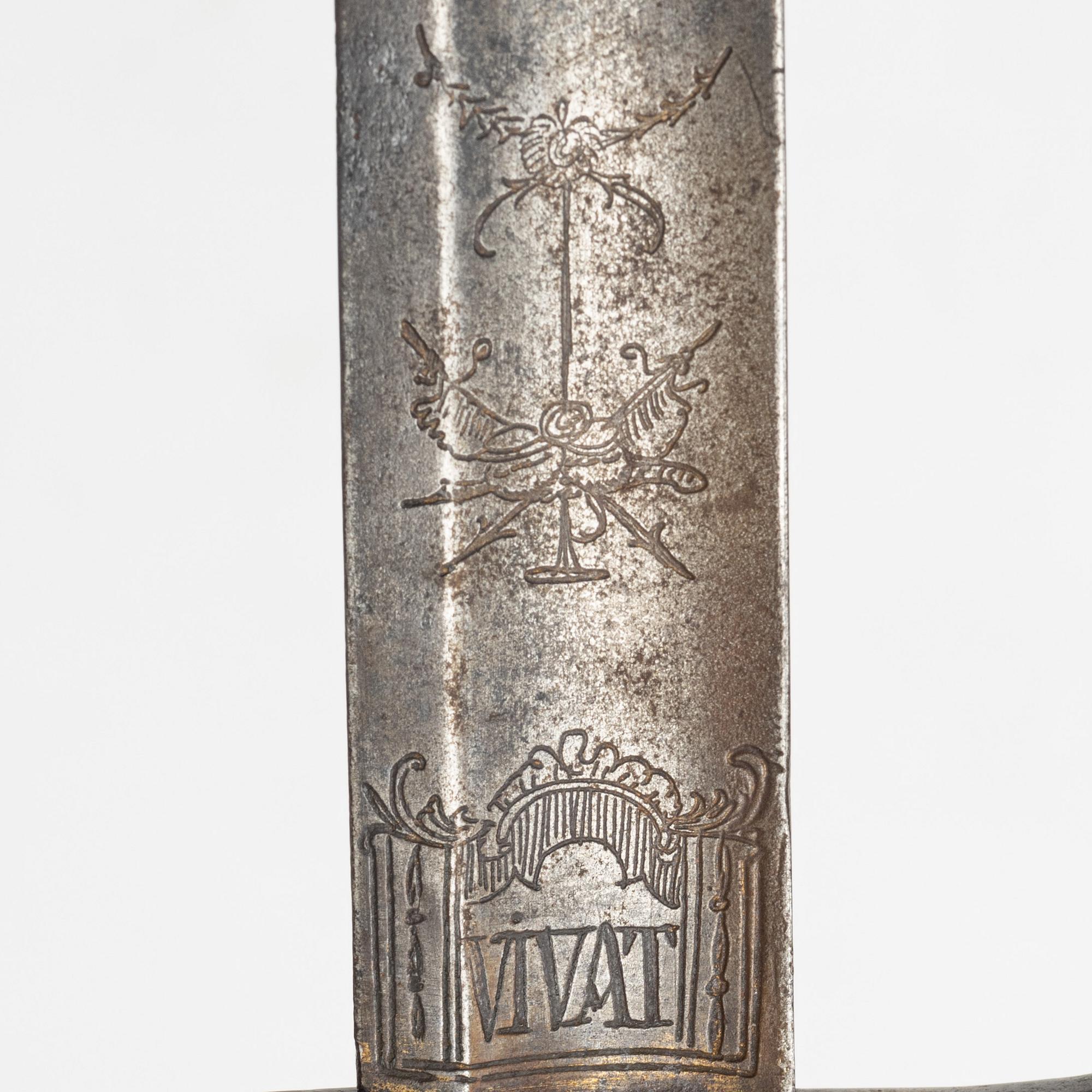 Sabel, Danmark, 1700-talets slut.