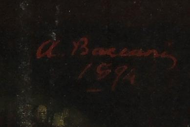 ATTILIO BACCANI, tillskriven, olja på duk.
