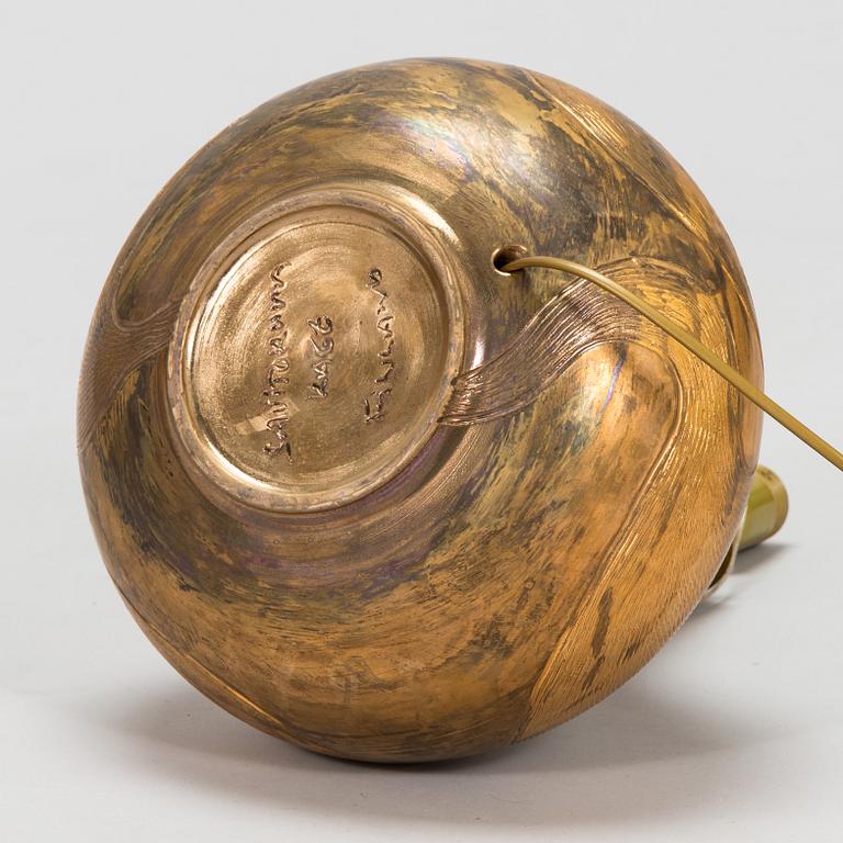 Kauko Forsvik, pöytävalaisin, Savitorppa, signeerattu KAGE, Finland 1970-80-luku.