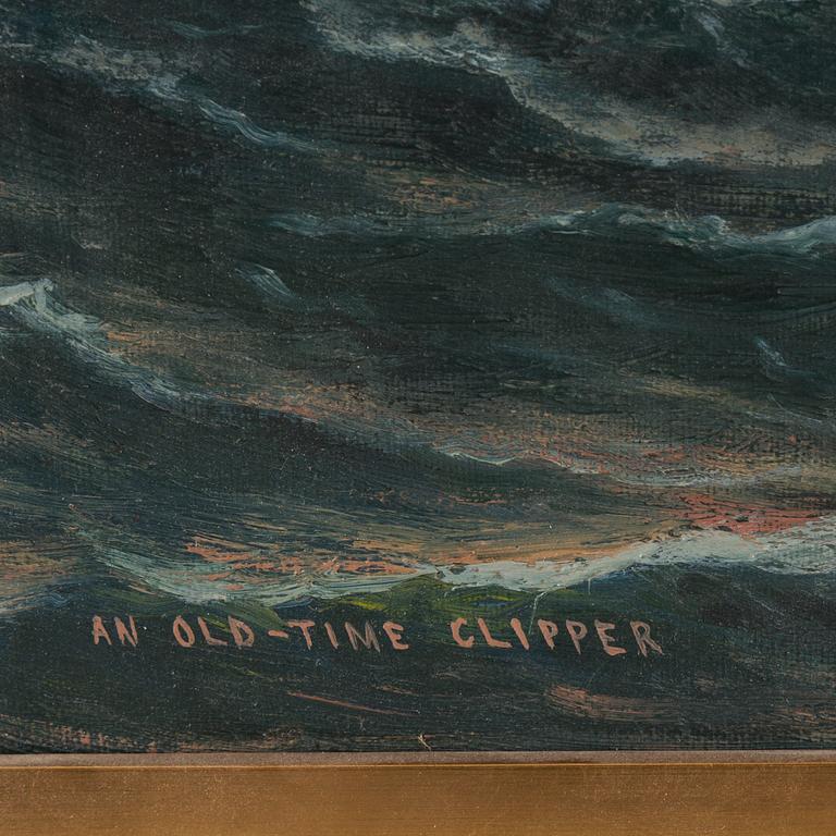 OTTO LINDBERG, oil on canvas, signed.