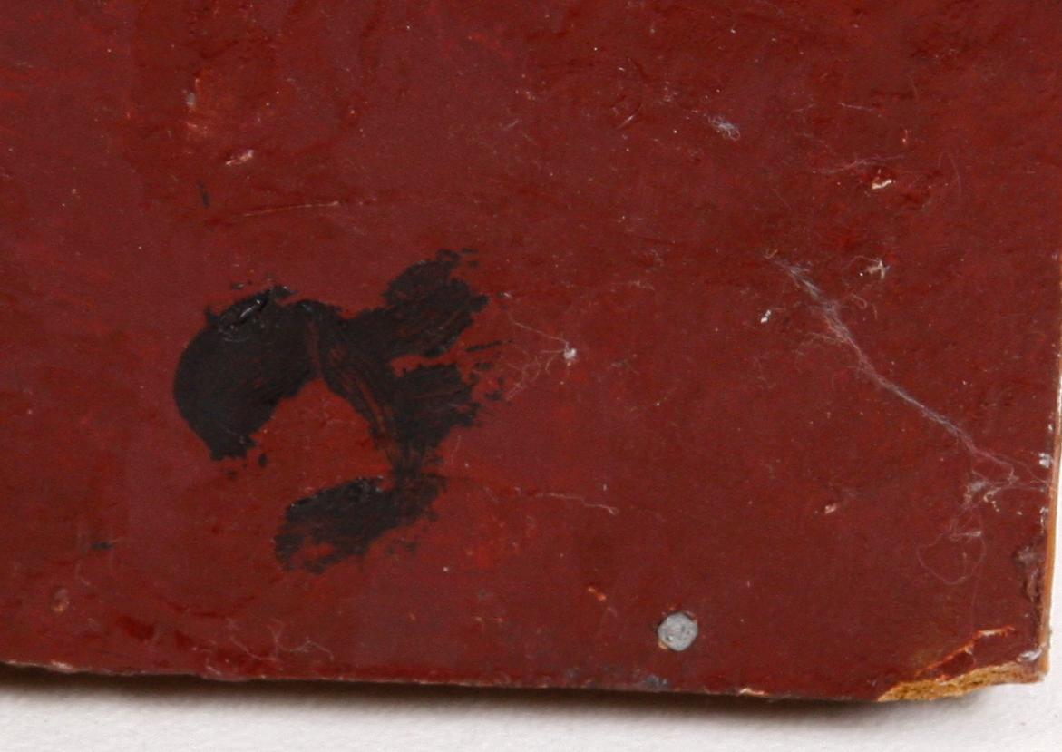 FALK, JOHANNES, olja på pannå.