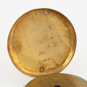 Pocket watch, 37.5 mm.