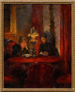 oil on canvas, signed C.M and dated 94.