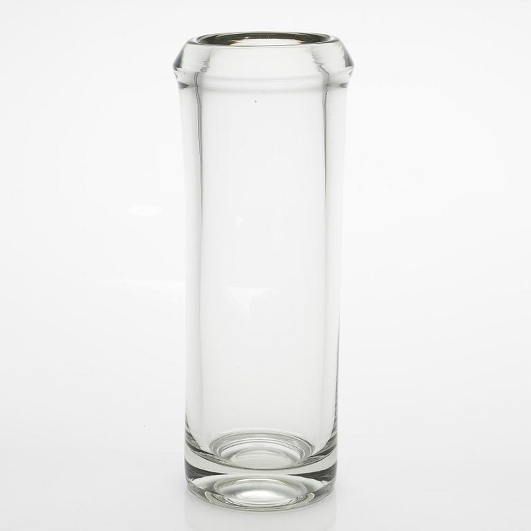 Kaj Franck, a glass vase, signed K. Franck Nuutajärvi Notsjö -65.