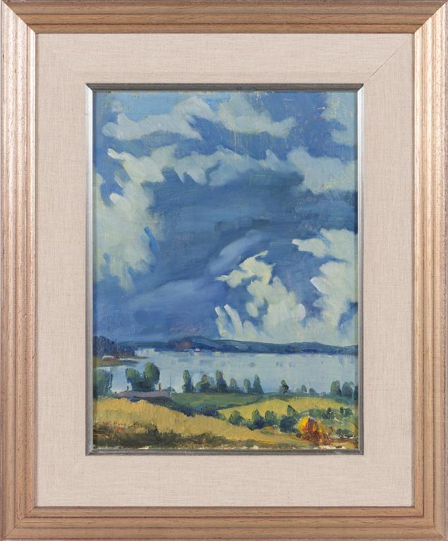 Weikko Puro, oil on canvas, signed and dated 1940.