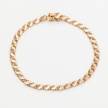 Halsband och armband, 14K guld. Finland 1979.